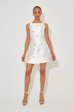 Crystal Mini Dress Robes de mariée courtes The Wedding Explorer
