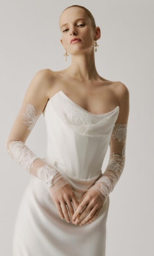 Embroidered Tulle Sleeves Accessoires mariage The Wedding Explorer