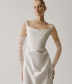 Gathered Tulle Sleeves 43cm Accessoires mariage The Wedding Explorer
