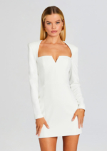 Simone Mini V Dress Robes de mariée courtes The Wedding Explorer