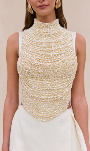 TARAJI TOP – PEARL Tenues pour la mariée moderne The Wedding Explorer
