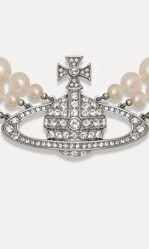 Three Row Pearl Bas Relief Choker Accessoires mariage The Wedding Explorer