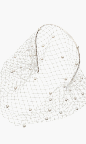 Voilette Headband with Pearls Accessoires cheveux mariage The Wedding Explorer