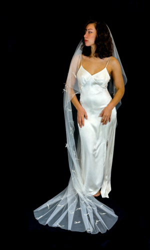 Voile de mariée Michelle P. Accessoires cheveux mariage The Wedding Explorer