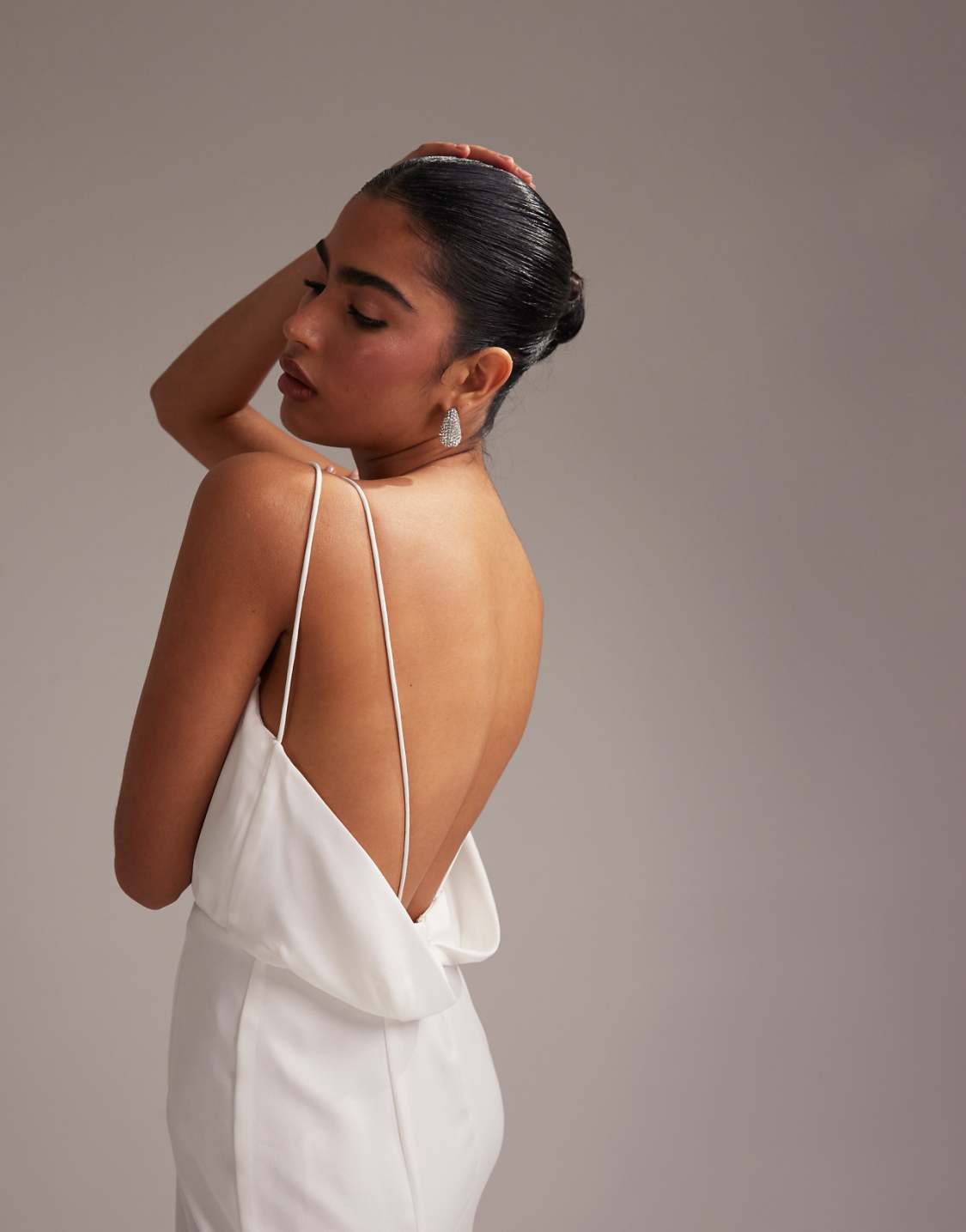 Asos Design Robe Avec Basque ASOS DESIGN Robe De Mariée Longue En