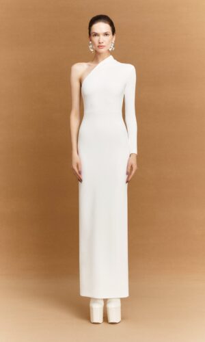 The Joana Maxi Dress in Cream Robes de mariée The Wedding Explorer