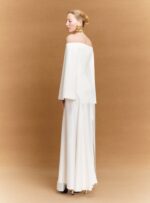 The Rina Maxi Dress in Cream Robes de mariée The Wedding Explorer
