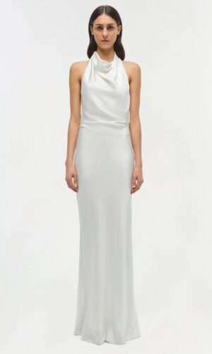 Reannon Satin Gown Accessoires cheveux mariage The Wedding Explorer