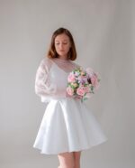 Robe de mariée courte Josephine & Blouse EDITH Robes de mariée courtes The Wedding Explorer