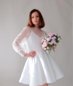 Robe de mariée courte Josephine & Blouse EDITH Robes de mariée courtes The Wedding Explorer
