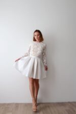 Robe de mariée courte OSCARINE Robes de mariée courtes The Wedding Explorer