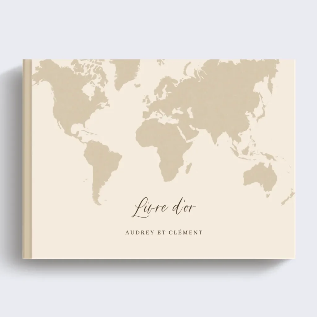 Livre d'or mariage voyage